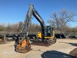 Used Excavator in yard